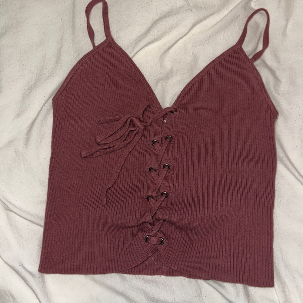 Tie up crop top